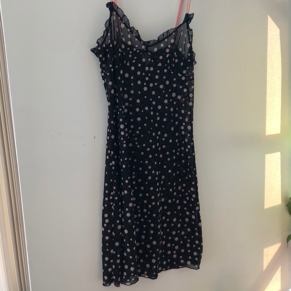 Polka Dot Slip Dress - Picture 3 of 4